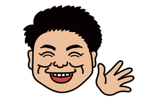 笑顔で迎えるスタッフのイラスト