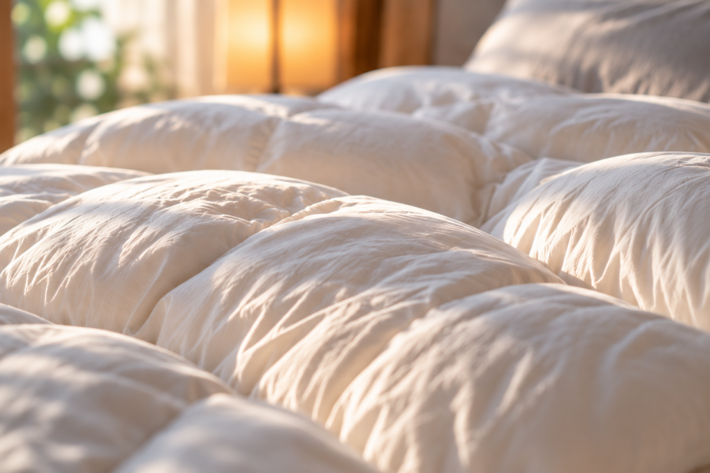ふんわり包まれて、  眠る時間が楽しみに。